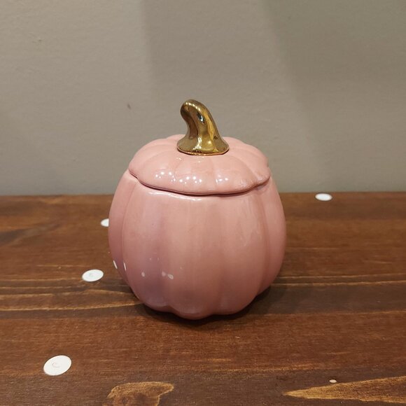 Charmed Aroma Pink Pumpkin Candle Holder - Picture 1 of 6
